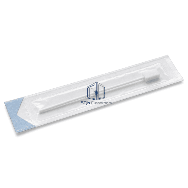 Low side profile showing the thin sterile swab pouch