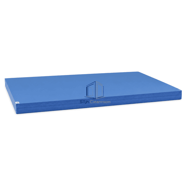 Sticky mat side view showing the thin laminated peel-away sheet stack