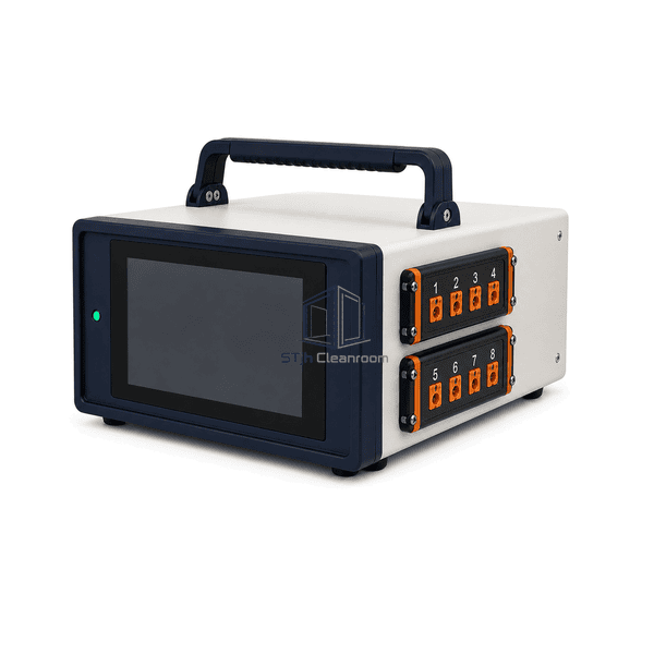 Temperature mapping system right-side view showing two four-channel input modules