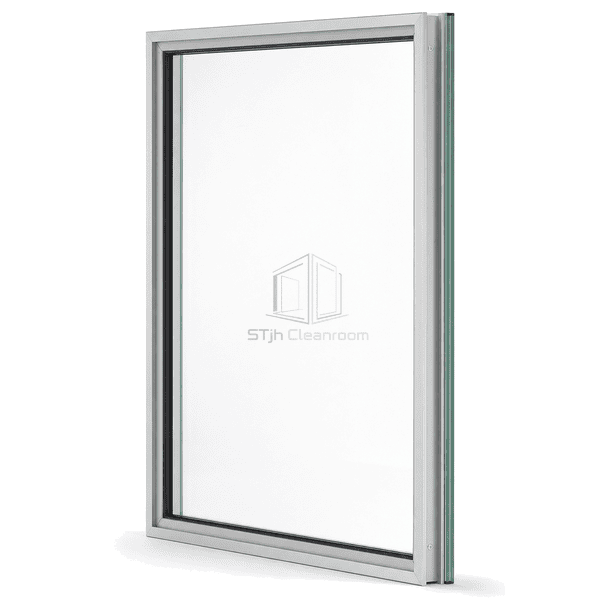 Side view showing tempered glass thickness and resilient frame support