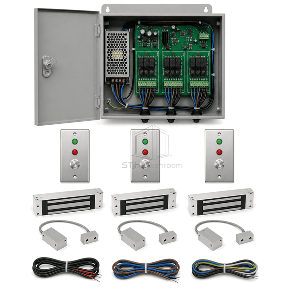 Three-Door Cleanroom Interlock System main product view