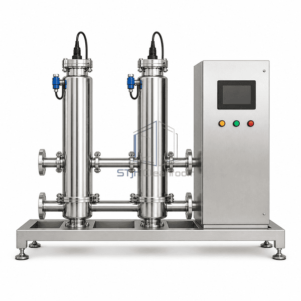 TOC reduction UV unit complete skid and controller profile
