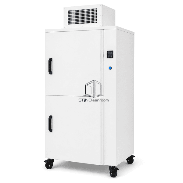 UV cabinet door interlock and timer detail