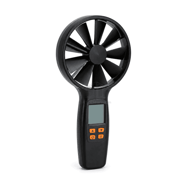 Vane anemometer head coupling and impeller structure detail