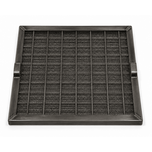 Complete horizontal stainless mesh pre-filter for industrial ventilation