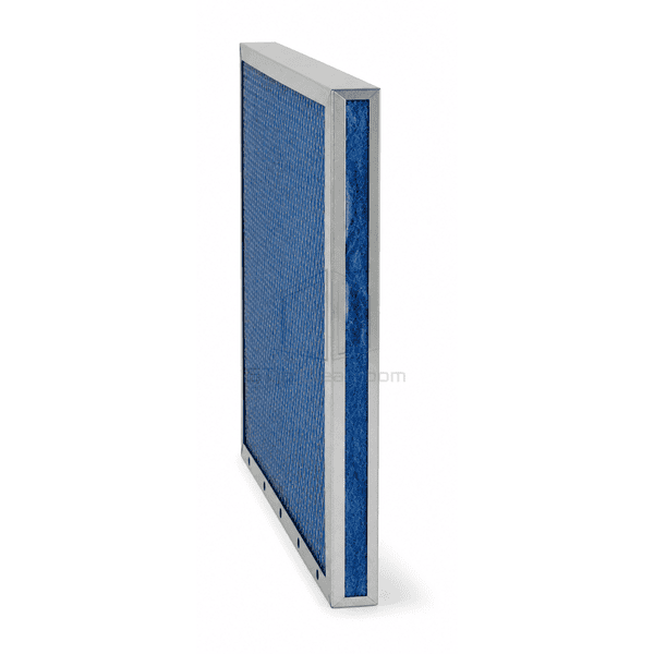 Side section showing washable synthetic pad thickness and retaining screens